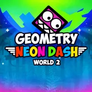 Play Geometry Neon Dash World 2 now!